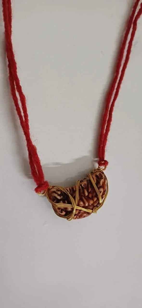 1 Mukhi Rudraksha for Women & Girls | Original Ek Mukhi Pendant - Divine Lord Shiva Bead