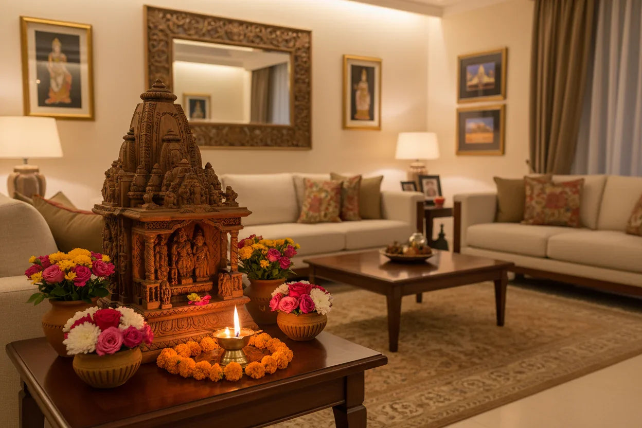 Shri Ram Mandir model spiritual home decor
