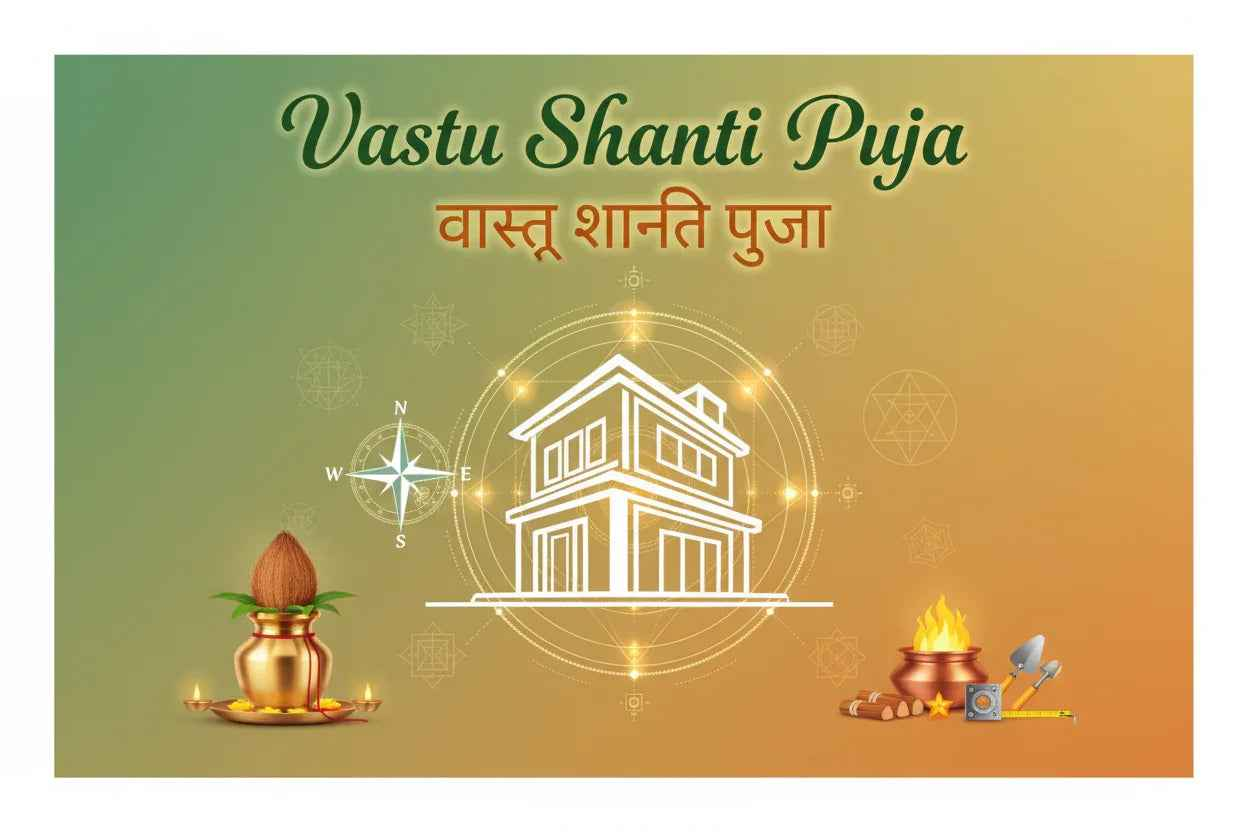Vastu Shanti Puja at Home - Pandit Visit for Vastu Correction | Book Priest