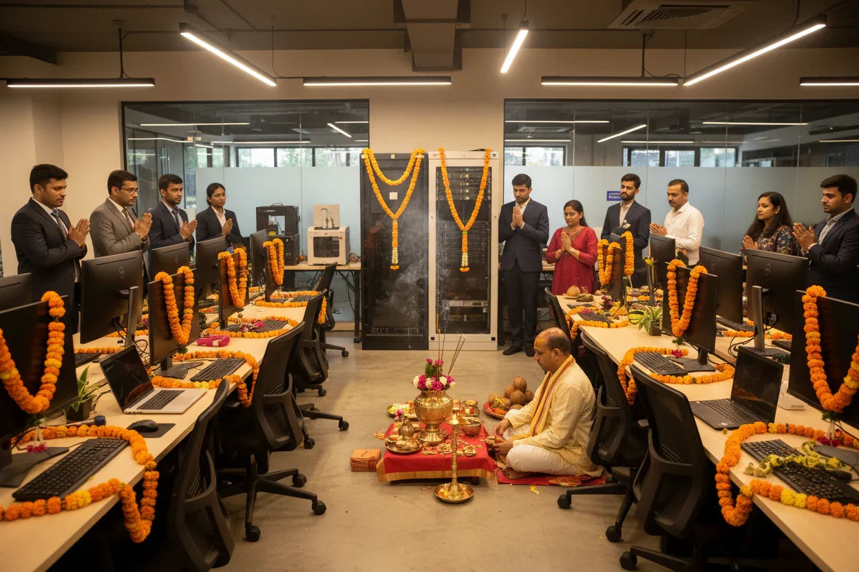 Corporate Ayudha Puja Ceremony