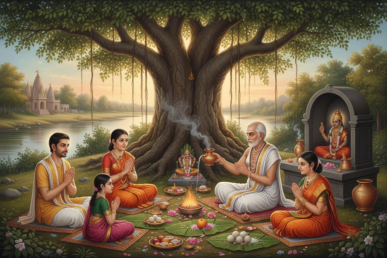 Pitru Dosh Nivaran Puja - Ancestor Blessings & Shraadh Online - RamKart