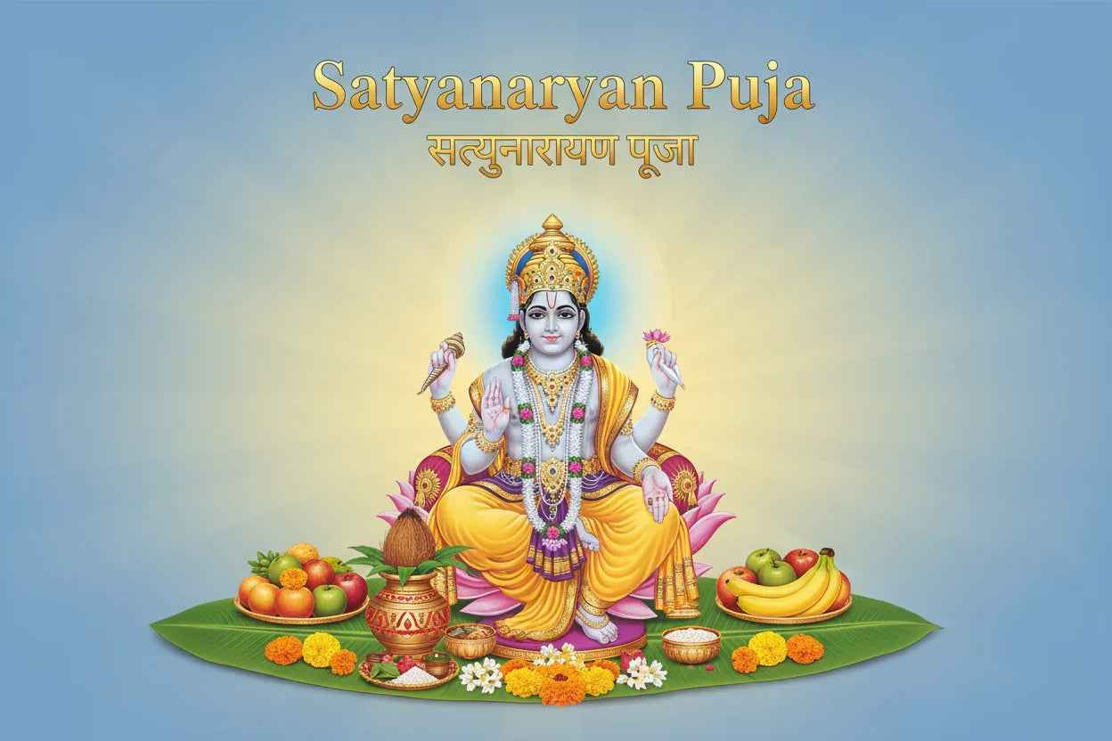 Satyanarayan Puja at Home - Pandit Visit for Family Wellness | Book Priest