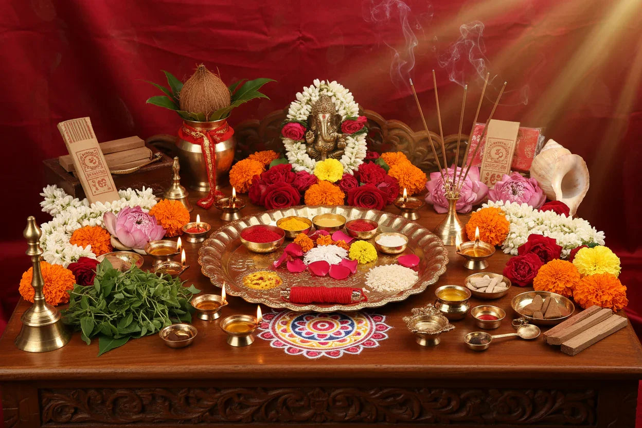 Complete Puja Samagri Kit – Buy Authentic Hindu Pooja Essentials Online at RamKart