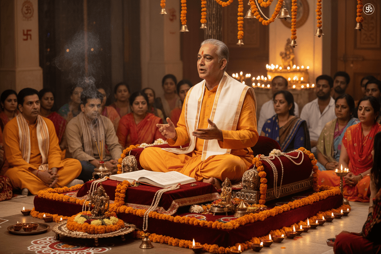 Katha Services - Bhagwat Katha, Ram Kath, Sunder Kand & Shiv Mahapuran | RamKart - RamKart