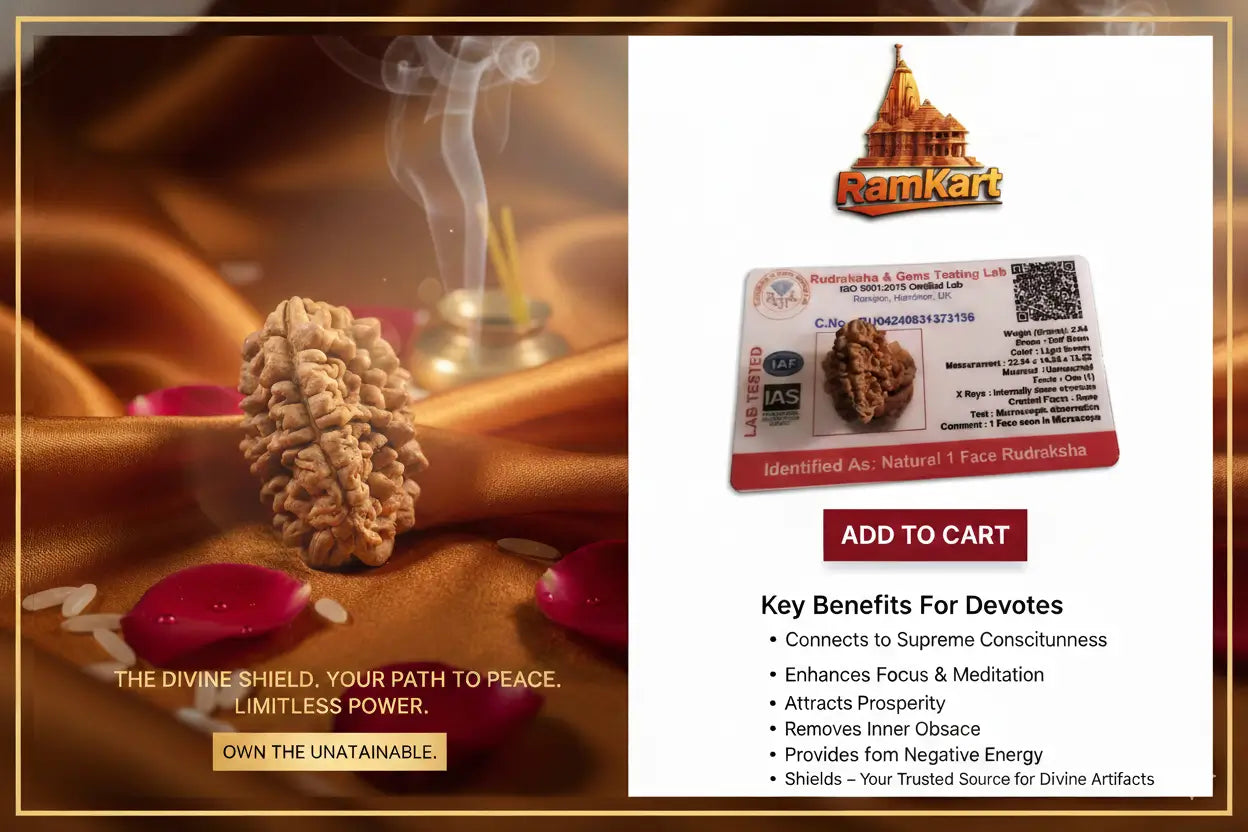 1 mukhi rudraksha original bur from RamKart