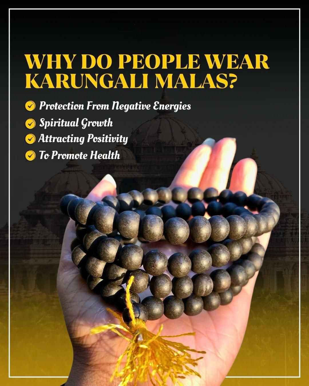Original Karungali Mala 108 Beads