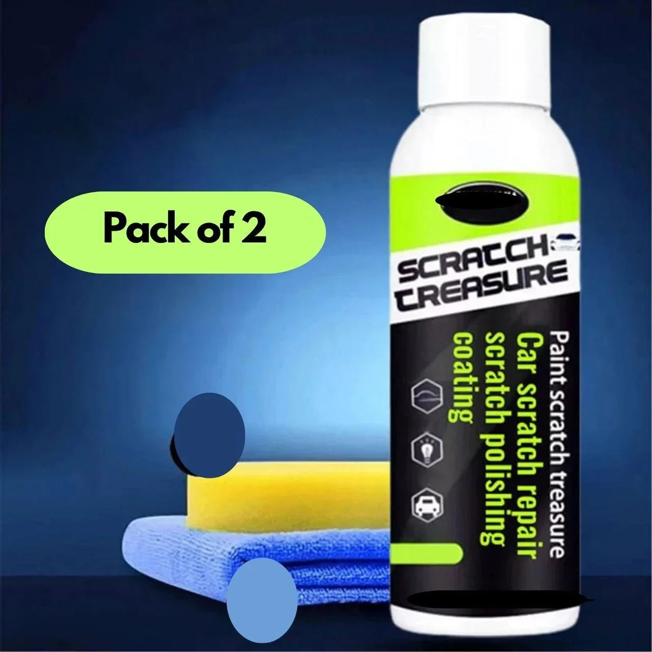 Scratch Creasure Car Scratch Remover 200ml - Pack of 2 | Professional Paint Restoration - RamKart