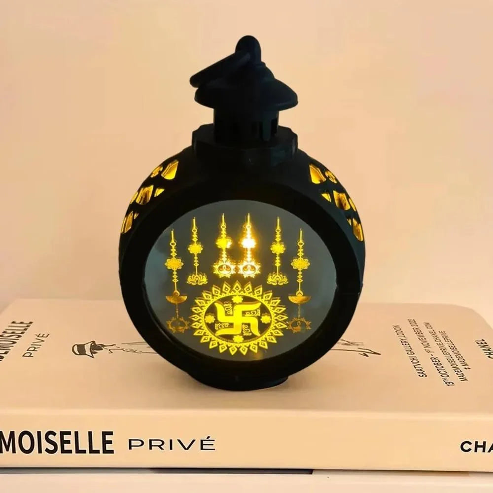 Ganesh Ji Lantern Lights for Diwali | Festive Decoration Lights - Divine Blessings (327g) - RamKart