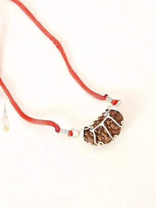 1 Mukhi Rudraksha for Women & Girls | Original Ek Mukhi Pendant - Divine Lord Shiva Bead - RamKart