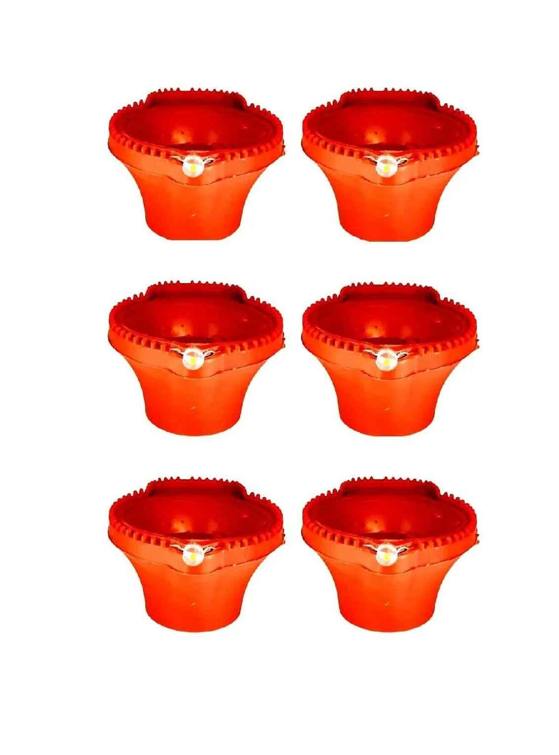 LED Water Sensor Floating Diyas - Reusable Decorative Lights for Diwali & Festivals (Pack of 6/12/18/24)