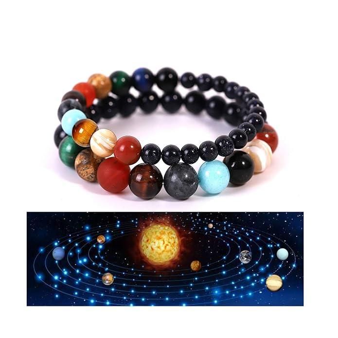 Eight planets galaxy bracelet for men and women – RamKart