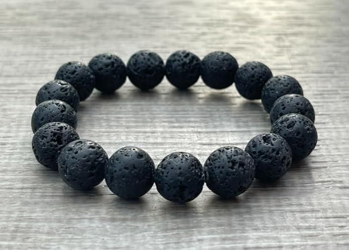 Natural lava stone essential oil diffuser bracelet – RamKart