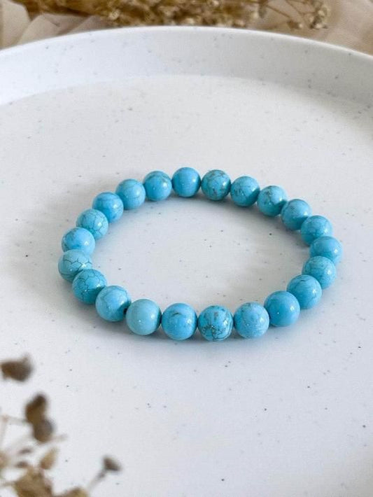 Original firoza bracelet with natural turquoise stone