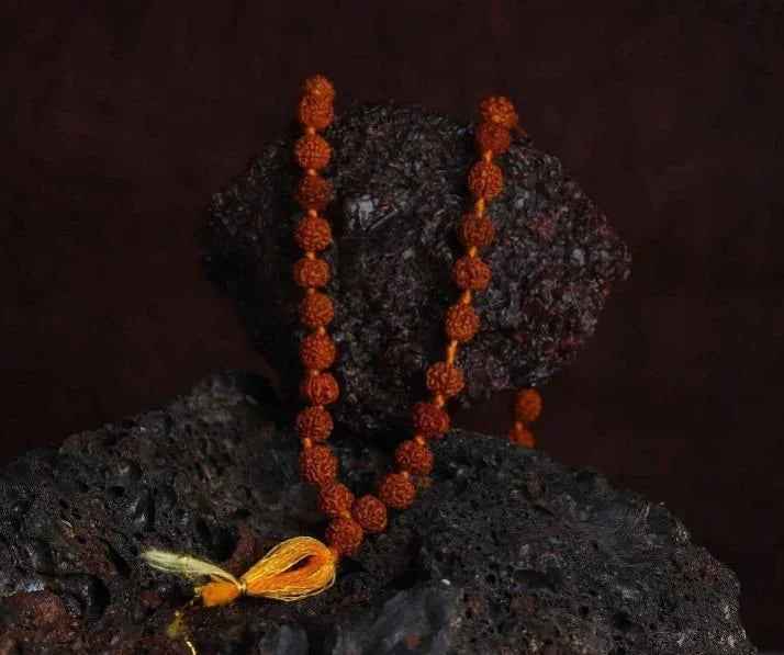 panchmukhi rudraksha mala, 108 Beads Rudraksha Jaap Mala - Ramkart