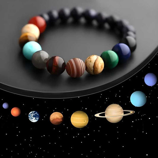 Planet Bracelet eight planets galaxy gem beads bracelet – RamKart