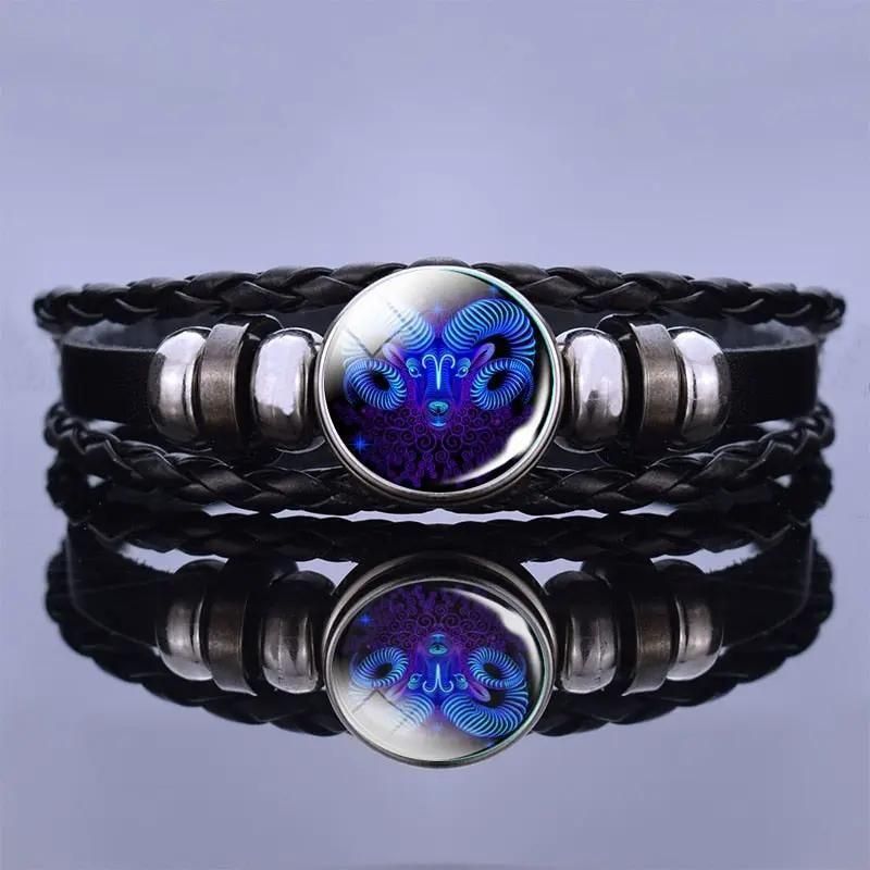 Zodiac Sign Bracelet for all 12 signs Cancer Leo Aquarius astrological energy – RamKart