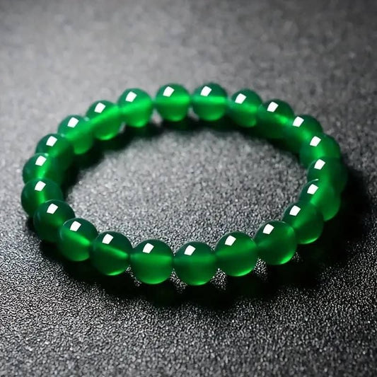 dark green jade bracelet beads natural gemstone