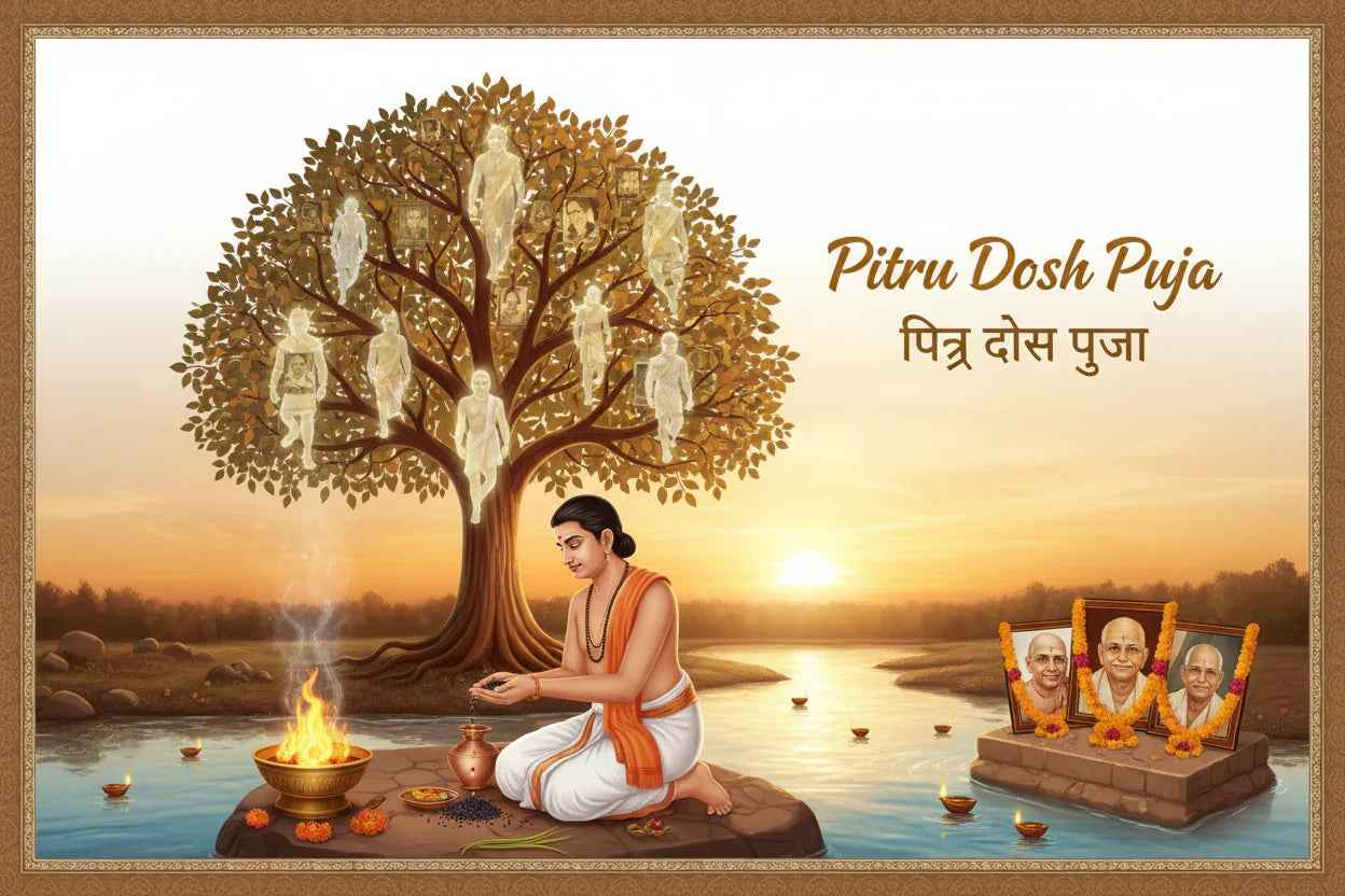 Pitru Dosh Puja at Home - Pandit Visit for Ancestral Peace | Book Priest - RamKart